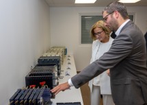Betriebsbesichtigung beim Batterie-Pionier CellCube Energy Storage im Industriezentrum NÖ-Süd.