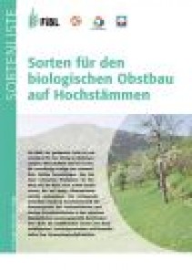 Sorten für den biologischen Obstbau auf Hochstämmen