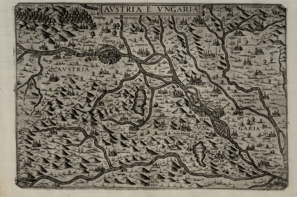 Karte Austria e Ungaria von 1560