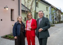 Landeshauptfrau Johanna Mikl-Leitner mit Eva und Toni Mörwald.
