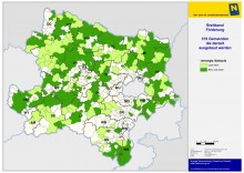 Folgende Gemeinden werden ausgebaut