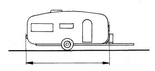 Skizze eines Wohnmobilanhängers